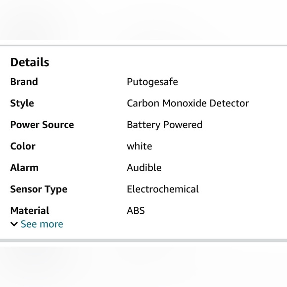 NWT Putogesafe 2 Pack Carbon Monoxide Detectors - Picture 12 of 13